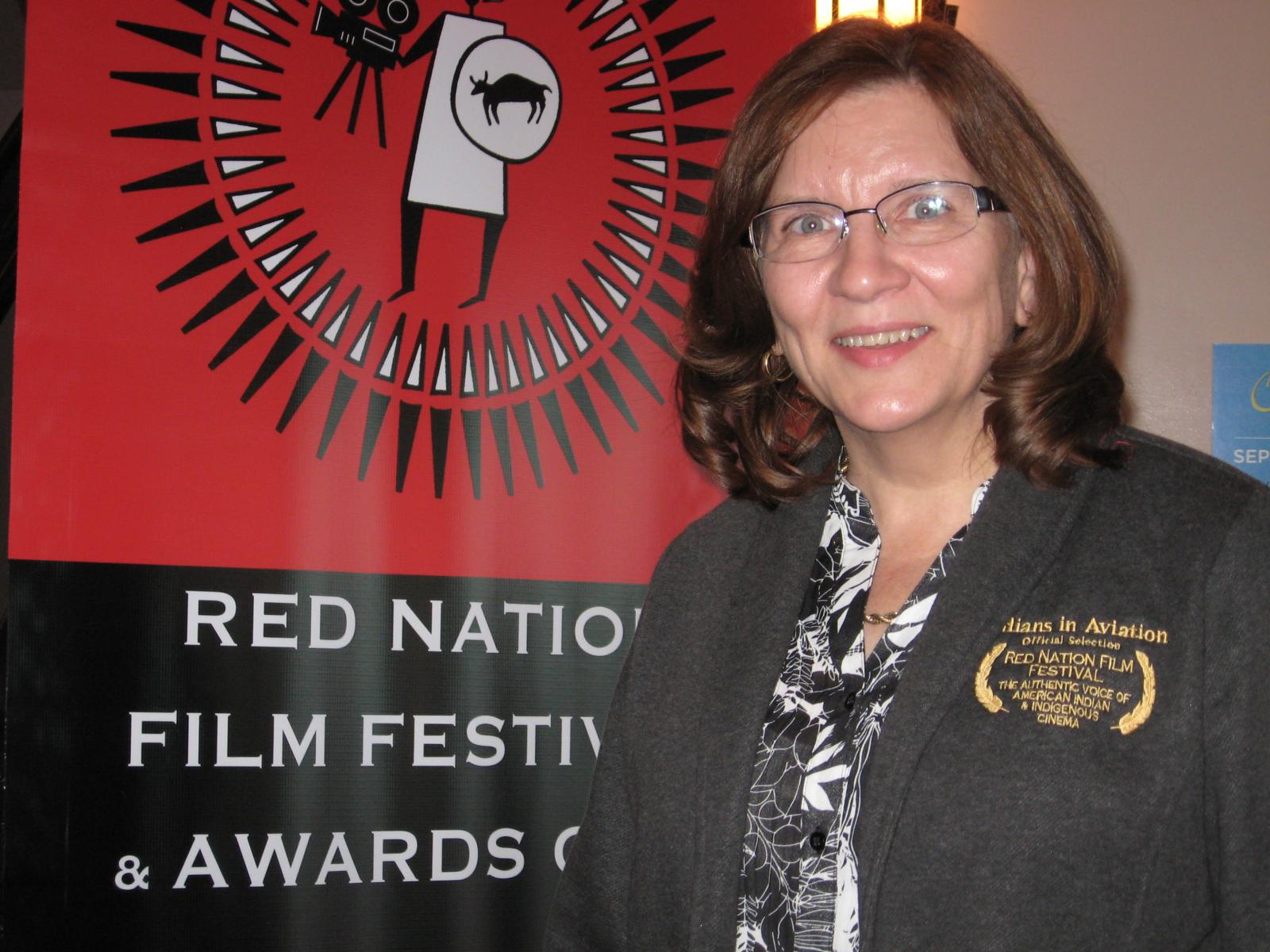 Annetta Theiding at Red Nation Film Festival In Beverly Hills.